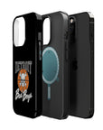 Detroit Bad Boys Skull Basketball Phone Case - Magnetic Impact-Resistant Case