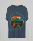Aotearoa New Zealand Tri-Blend Tee, Classic Soft Shirt for Men & Women, Kiwi Travel Top, Vintage Tshirt, Souvenir