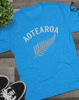 Aotearoa New Zealand Tri-Blend Tee, Classic Soft Shirt for Men & Women, Kiwi Travel Top, Vintage Tshirt, Comfortable Cotton Blend, Souvenir