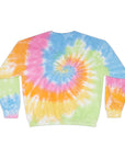 Dancing Rainbow Bears Sweatshirt | Light Blue Tie-Dye Crewneck