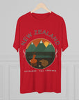 Aotearoa New Zealand Tri-Blend Tee, Classic Soft Shirt for Men & Women, Kiwi Travel Top, Vintage Tshirt, Souvenir