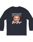 Detroit Bad Boys Skull Basketball Long Sleeve Shirt | Retro Hoop Graphic
