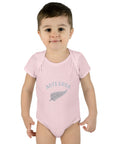 New Zealand Baby Onesie | Aotearoa Baby Outfit | Kiwi Infant Bodysuit | NZ Baby Clothes | Silver Fern Baby Gift