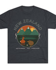 Aotearoa New Zealand Tri-Blend Tee, Classic Soft Shirt for Men & Women, Kiwi Travel Top, Vintage Tshirt, Souvenir