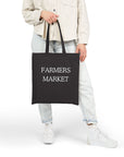 Farmers Market Cotton Canvas Tote Bag | Natural Market Shopper
