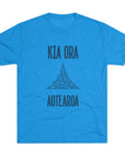 Kia Ora Aotearoa Tee | Maori Koru Wave T-Shirt