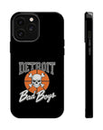 Detroit Bad Boys Skull Basketball Phone Case - Magnetic Impact-Resistant Case
