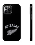 Aotearoa Phone Case | Silver Fern Phone Case | New Zealand iPhone Case | Kiwi Phone Case | Fern Design Phone Cover | NZ Pride Case