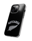 Aotearoa Phone Case | Silver Fern Phone Case | New Zealand iPhone Case | Kiwi Phone Case | Fern Design Phone Cover | NZ Pride Case