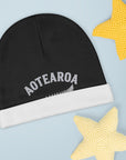 Aotearoa Baby Beanie | New Zealand Baby Hat | Kiwi Baby Hat | Silver Fern Baby Beanie | NZ Baby Gift | Newborn Beanie