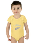 New Zealand Baby Onesie | Aotearoa Baby Outfit | Kiwi Infant Bodysuit | NZ Baby Clothes | Silver Fern Baby Gift