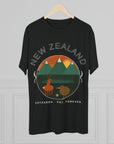 Aotearoa New Zealand Tri-Blend Tee, Classic Soft Shirt for Men & Women, Kiwi Travel Top, Vintage Tshirt, Souvenir