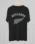 Aotearoa New Zealand Tri-Blend Tee, Classic Soft Shirt for Men & Women, Kiwi Travel Top, Vintage Tshirt, Comfortable Cotton Blend, Souvenir