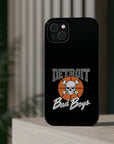 Detroit Bad Boys Skull Basketball Phone Case - Magnetic Impact-Resistant Case
