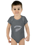New Zealand Baby Onesie | Aotearoa Baby Outfit | Kiwi Infant Bodysuit | NZ Baby Clothes | Silver Fern Baby Gift