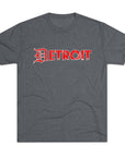 Detroit Triblend T-Shirt | Old English Detroit Tee | Super Soft Vintage Detroit Shirt | Premium Detroit Streetwear | Motor City Tee