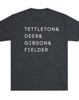 Detroit Tigers Surnames Stack Tee | Tettleton Deer Gibson Fielder T-Shirt | Triblend Comfy Soft Buttery Feel