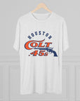 Houston Colt .45s T-Shirt | Vintage Houston Baseball Shirt | Retro Texas Baseball Tee | Throwback Ballpark Shirt | Soft Triblend Tee Gift