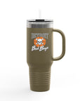 Bad Boys Detroit 40oz Tumbler | Stanley Style Cup | Detroit Basketball Tumbler | Retro Basketball Mug | Insulated Travel Mug | Pistons Cup