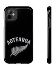 Aotearoa Phone Case | Silver Fern Phone Case | New Zealand iPhone Case | Kiwi Phone Case | Fern Design Phone Cover | NZ Pride Case