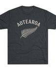 Aotearoa New Zealand Tri-Blend Tee, Classic Soft Shirt for Men & Women, Kiwi Travel Top, Vintage Tshirt, Comfortable Cotton Blend, Souvenir
