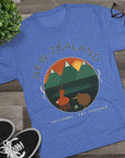 Aotearoa New Zealand Tri-Blend Tee, Classic Soft Shirt for Men & Women, Kiwi Travel Top, Vintage Tshirt, Souvenir