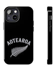 Aotearoa Phone Case | Silver Fern Phone Case | New Zealand iPhone Case | Kiwi Phone Case | Fern Design Phone Cover | NZ Pride Case