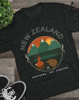 Aotearoa New Zealand Tri-Blend Tee, Classic Soft Shirt for Men & Women, Kiwi Travel Top, Vintage Tshirt, Souvenir