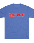 Detroit Triblend T-Shirt | Old English Detroit Tee | Super Soft Vintage Detroit Shirt | Premium Detroit Streetwear | Motor City Tee