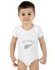 New Zealand Baby Onesie | Aotearoa Baby Outfit | Kiwi Infant Bodysuit | NZ Baby Clothes | Silver Fern Baby Gift