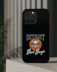 Detroit Bad Boys Skull Basketball Phone Case - Magnetic Impact-Resistant Case