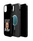 Detroit Bad Boys Skull Basketball Phone Case - Magnetic Impact-Resistant Case