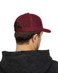 Detroit Hat Embroidered | Red Blue Detroit Cap | Lowercase Detroit Hat | Detroit Basketball Colors Hat | Minimalist Snapback | Trucker Hat