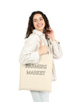 Farmers Market Cotton Canvas Tote Bag | Natural Market Shopper