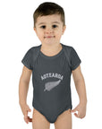 New Zealand Baby Onesie | Aotearoa Baby Outfit | Kiwi Infant Bodysuit | NZ Baby Clothes | Silver Fern Baby Gift