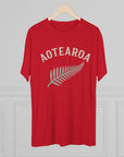 Aotearoa New Zealand Tri-Blend Tee, Classic Soft Shirt for Men & Women, Kiwi Travel Top, Vintage Tshirt, Comfortable Cotton Blend, Souvenir