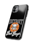 Detroit Bad Boys Phone Case | Basketball Skull Design - Tough Case