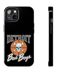 Detroit Bad Boys Phone Case | Basketball Skull Design - Tough Case