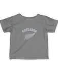 Aotearoa Infant Shirt | New Zealand Baby T-Shirt | Kiwi Baby Shirt | Silver Fern Baby Tee | NZ Baby Clothes | Toddler Shirt Gift