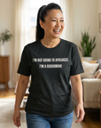 I'm Not Going to Apologize I'm a Cocksman T-Shirt | Movie Quote Triblend Tee | Funny Movie Gift