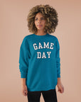 Game Day Crewneck Sweatshirt | Collegiate Lettering, Sports Fanwear