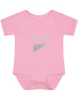 New Zealand Baby Onesie | Aotearoa Baby Outfit | Kiwi Infant Bodysuit | NZ Baby Clothes | Silver Fern Baby Gift