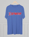 Detroit Triblend T-Shirt | Old English Detroit Tee | Super Soft Vintage Detroit Shirt | Premium Detroit Streetwear | Motor City Tee