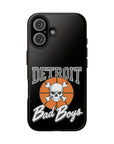 Detroit Bad Boys Phone Case | Basketball Skull Design - Tough Case