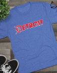 Detroit Triblend T-Shirt | Old English Detroit Tee | Super Soft Vintage Detroit Shirt | Premium Detroit Streetwear | Motor City Tee