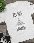 Kia Ora Aotearoa Tee | Maori Koru Wave T-Shirt