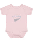 New Zealand Baby Onesie | Aotearoa Baby Outfit | Kiwi Infant Bodysuit | NZ Baby Clothes | Silver Fern Baby Gift
