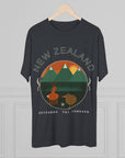 Aotearoa New Zealand Tri-Blend Tee, Classic Soft Shirt for Men & Women, Kiwi Travel Top, Vintage Tshirt, Souvenir