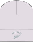 Aotearoa Beanie | New Zealand Cuff Beanie | Silver Fern Beanie | Kiwi Beanie Hat | NZ Beanie | Embroidered Cuffed Beanie