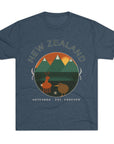 Aotearoa New Zealand Tri-Blend Tee, Classic Soft Shirt for Men & Women, Kiwi Travel Top, Vintage Tshirt, Souvenir
